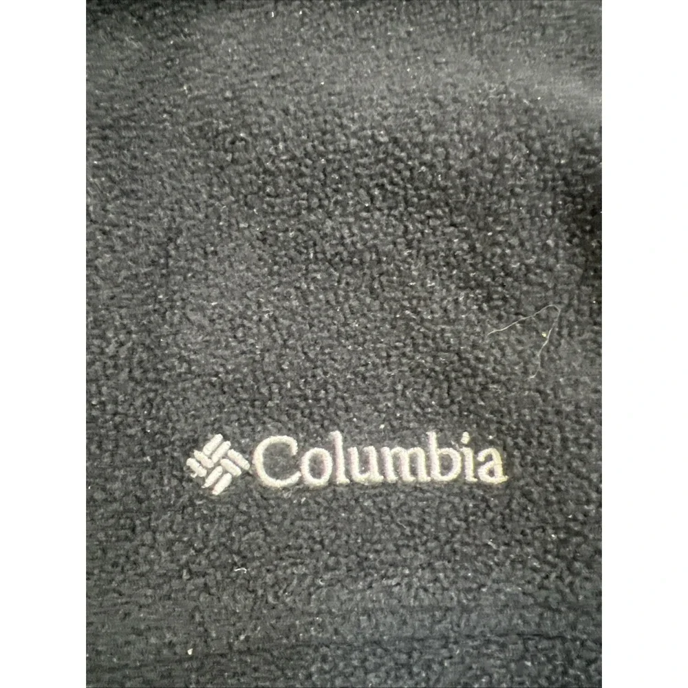COLUMBIA Rugged Ridge Sherpa Fleece Zip Up Jacket Black Size M